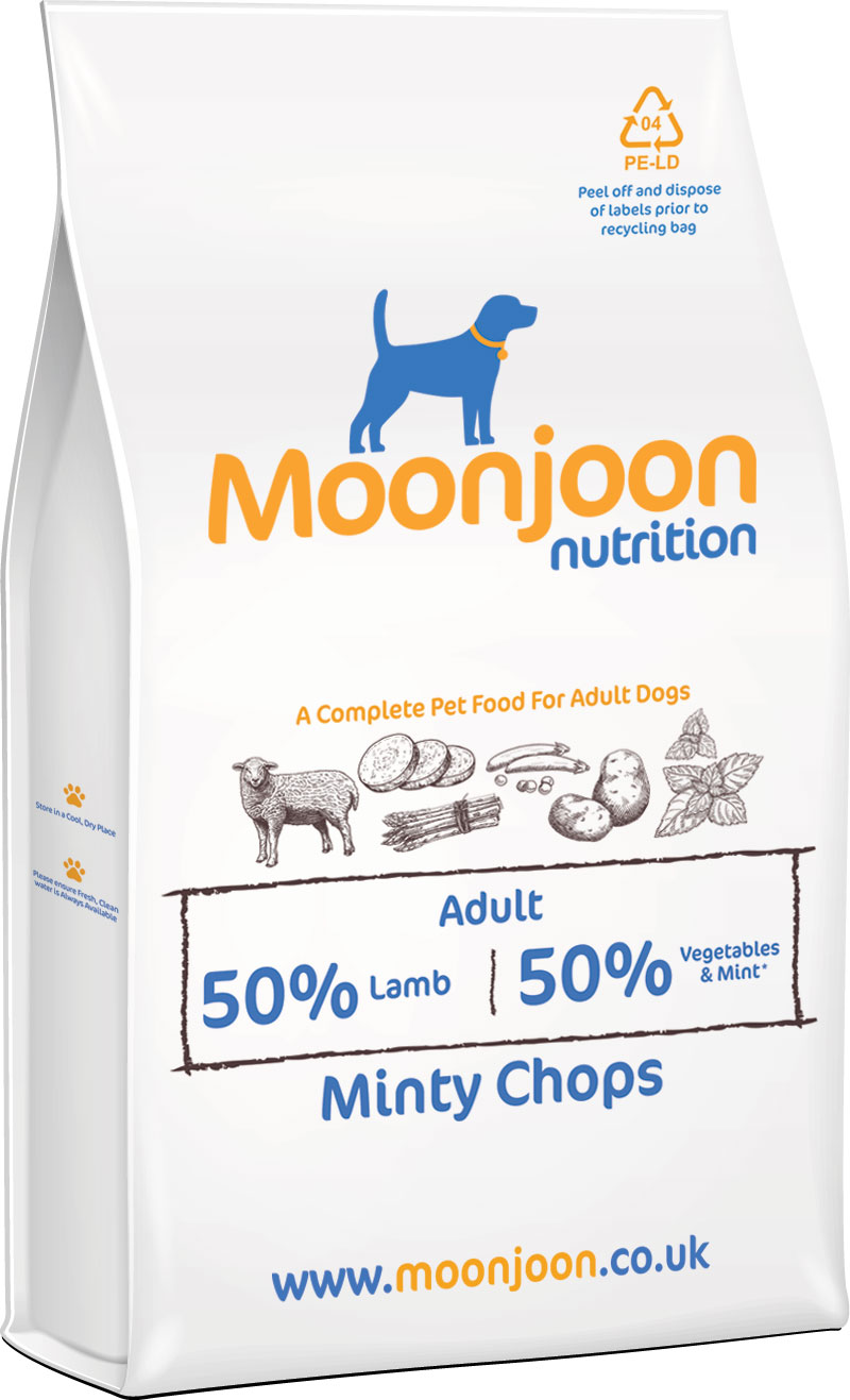 Minty Chops Dog Food by Moonjoon Nutrition