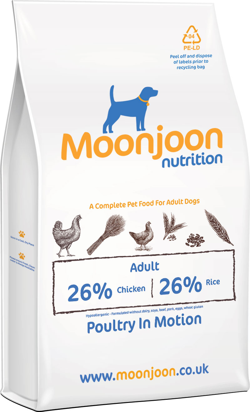 Poultry in Motion Dog Food by Moonjoon Nutrition