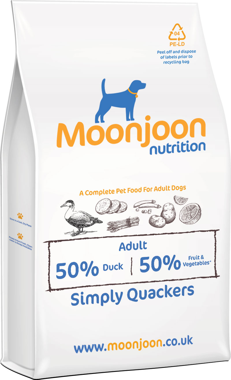 Simply Quackers Dog Food by Moonjoon Nutrition