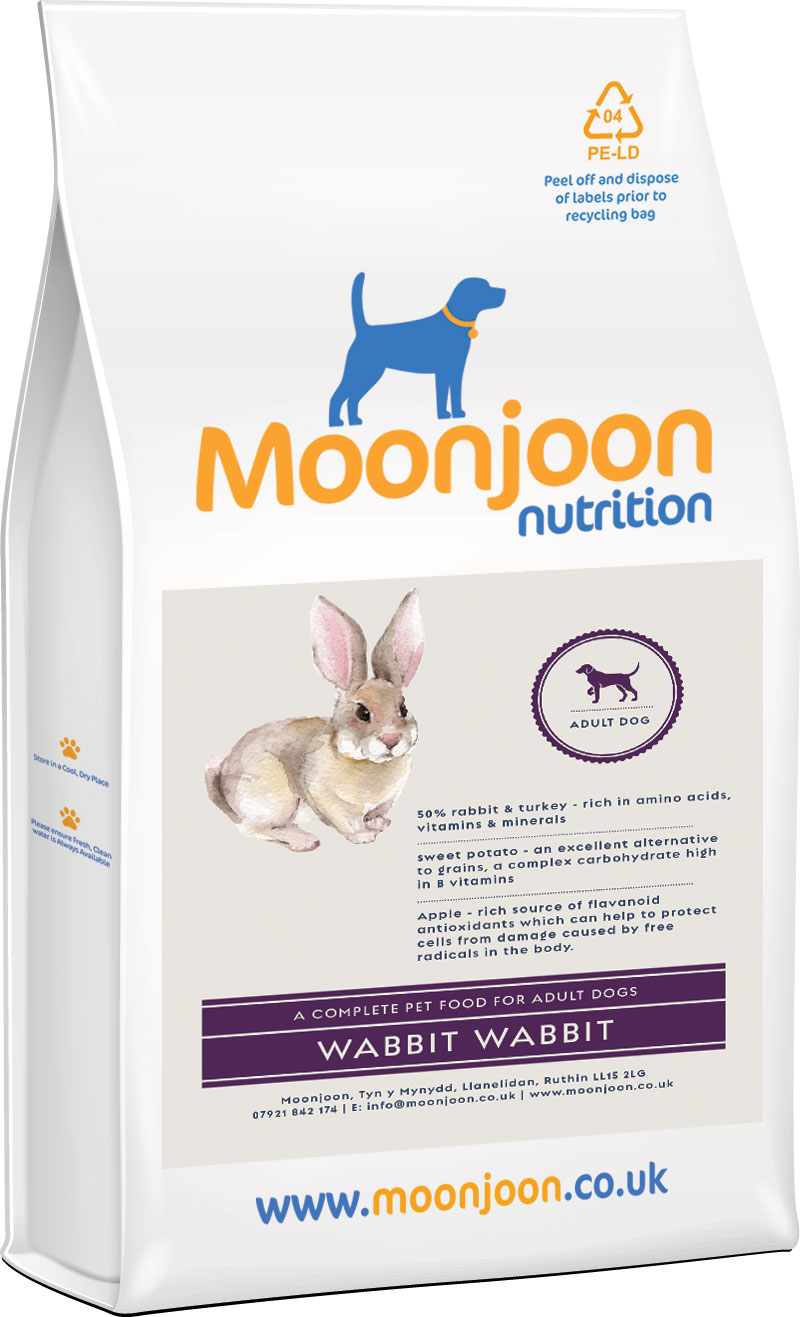 Wabbit Wabbit Dog Food by Moonjoon Nutrition